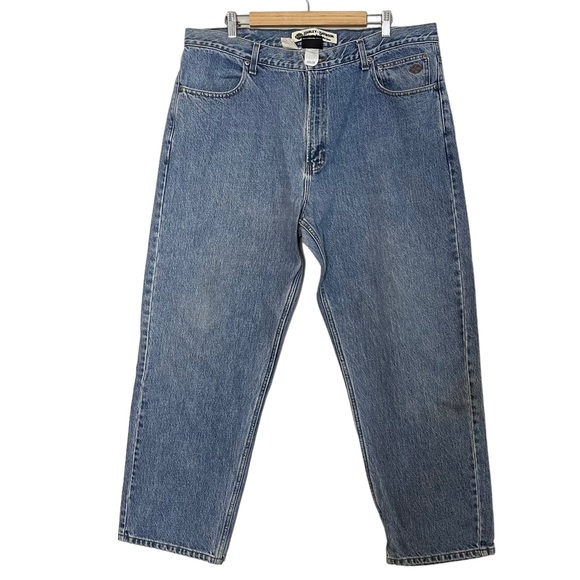 Harley Davidson Mens Genuine Motor Medium Wash Straight Leg Jeans size 40 x 30 - Picture 1 of 13